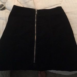 black skirt